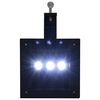 vidaXL &Uacute;tis&oacute;larlampar 12 stk. LED Ferningslaga 12 cm Svartir