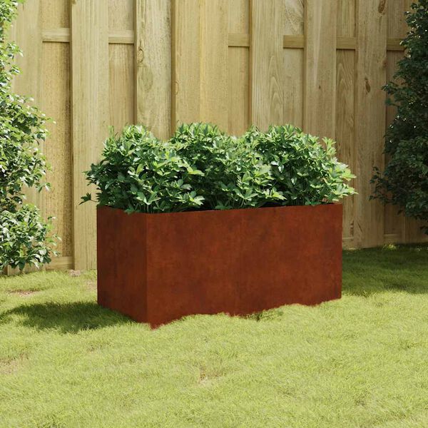 vidaXL Gr&oacute;&eth;urker 80x40x40 cm Corten St&aacute;l