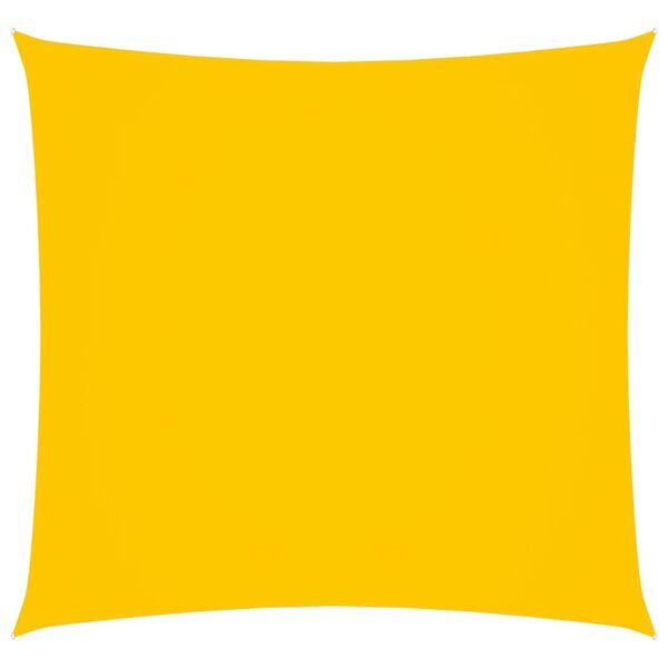 vidaXL S&oacute;lskyggni S&oacute;lsegl Oxfordd&uacute;kur Ferningur 7x7 m Gult