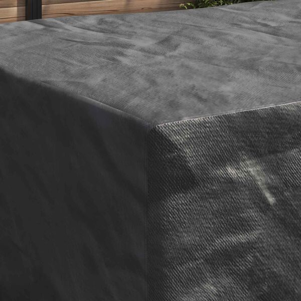 vidaXL Húð fyrir húsgögn Einlita Svartur 240 x 180 x 100 cm 210D