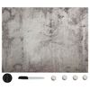 vidaXL Veggfest Segultafla Gler 80x60 cm