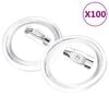 vidaXL Barmmerkjasett me&eth; N&aelig;lum 100 Sett Akr&yacute;l 25 mm