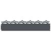 vidaXL Grasskantur 30 pcs Antras&iacute;t 103 x 0,05 x 22 cm St&aacute;l