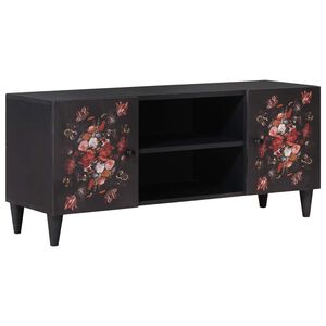 vidaXL Geymsk&aacute;pur me&eth; hur&eth; Marglitur 105 x 33,5 x 46 cm Hart mang&oacute;tr&eacute;