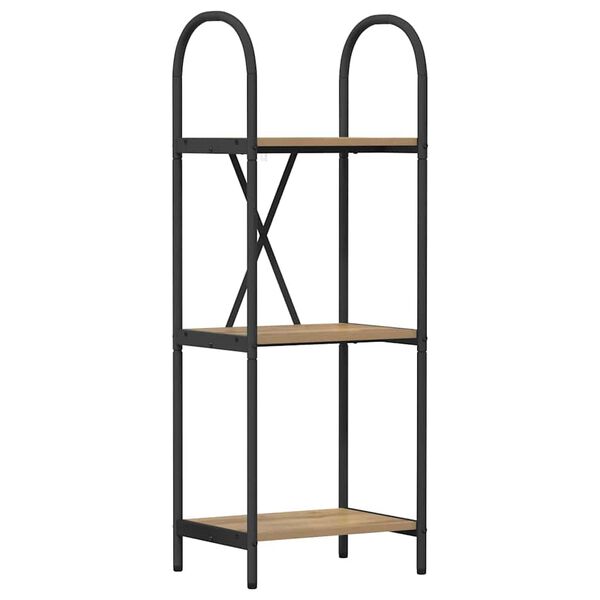 vidaXL Hilla Artisan Eik 40 x 30 x 109 cm Samsettur vi&eth;ur