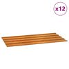 vidaXL &THORN;akpl&ouml;tur 12 stk. Ry&eth;litur 80x44 cm Corten St&aacute;l