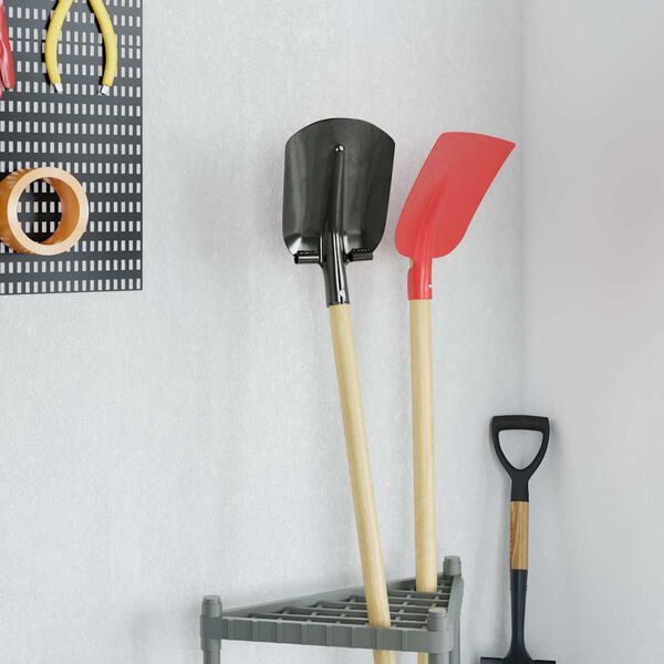 vidaXL Skopuh&ouml;f&eth; 4 pcs Silfur 33 x 21 cm Dufth&uacute;&eth;a&eth; st&aacute;l