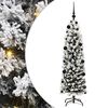 vidaXL Gervi j&oacute;latr&eacute; me&eth; 150 LED Gr&aelig;nn 150 cm PVC, st&aacute;l og plast