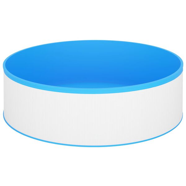 vidaXL Buslulaugar me&eth; hangandi sk&uacute;m og d&aelig;lu 350x90 cm Hv&iacute;t