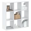 vidaXL B&oacute;kask&aacute;pur Svartur 102x32x102 cm Samsettur Vi&eth;ur