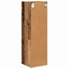 vidaXL Vegghengdur sk&aacute;pur me&eth; geymslu Gamalt timbur 30 x 29,5 x 100 cm