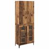 vidaXL H&aacute;bor&eth; Gamall vi&eth;ur 69,5 x 34 x 180 cm Samsettur vi&eth;ur