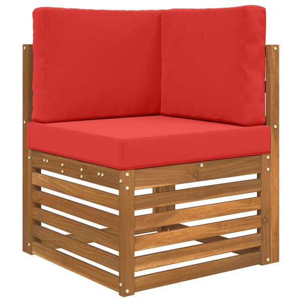 vidaXL Utandyriss&oacute;fap&uacute;&eth;i 3 pcs Rau&eth;ur P&oacute;l&yacute;ester