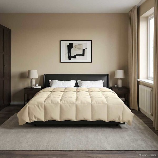 vidaXL Full &aacute;rs d&yacute;na S&iacute;&eth;la&eth; Rj&oacute;malitur 220 x 260 cm M&iacute;kr&oacute;f&iacute;ber