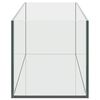 vidaXL Akvar&iacute;um me&eth; geymslu Gegns&aelig;tt 80 x 20 x 20 cm glass