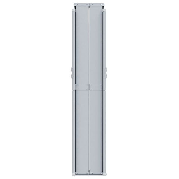 vidaXL &Uacute;tdraganlegur Hli&eth;arskj&oacute;lveggur Rau&eth;ur 160x1000 cm