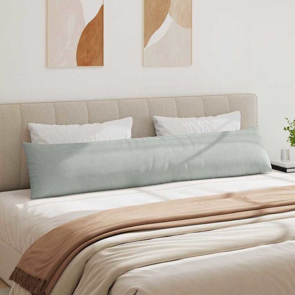 vidaXL S&oacute;fap&uacute;&eth;ar 2 pcs Lj&oacute;sgr&aacute;r 200 x 40 cm Korduroy efni