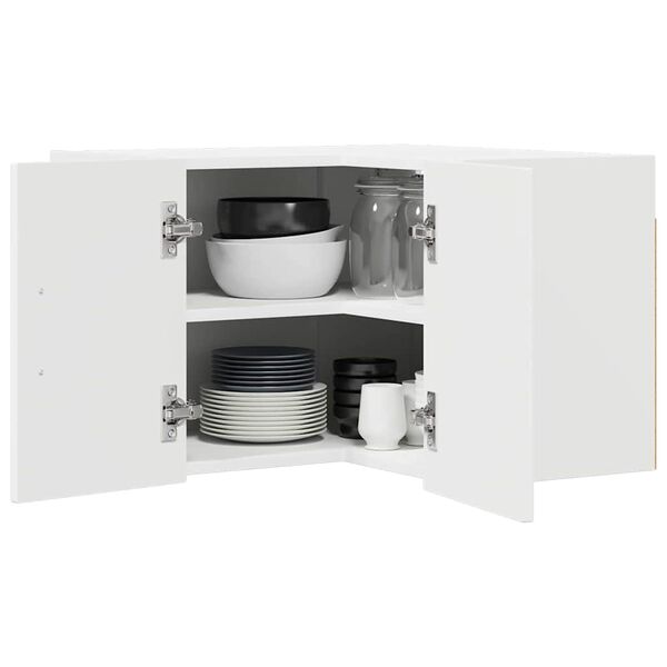 vidaXL Eldh&uacute;s sk&aacute;pur Kalmar Hv&iacute;tt 57 x 57 x 40 cm Samsettur vi&eth;ur