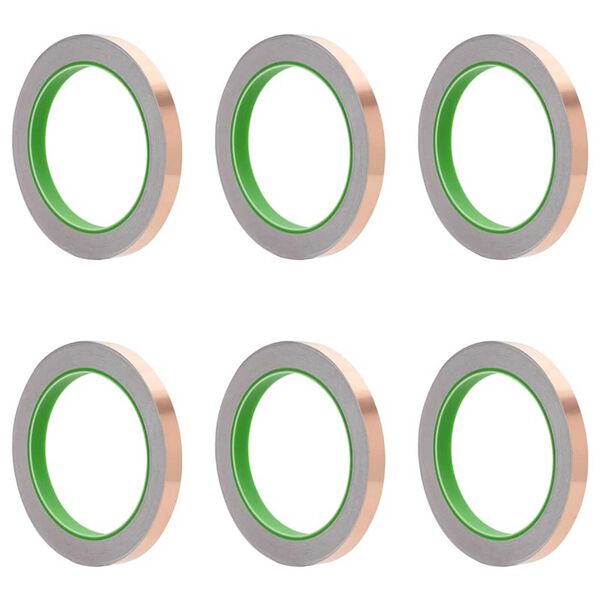 vidaXL Kopartape 6 pcs copper 2000 x 1 cm copper