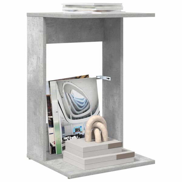 vidaXL Hli&eth;arbor&eth; Steingri&eth; 40 x 38 x 62,5 cm Samsettur vi&eth;ur