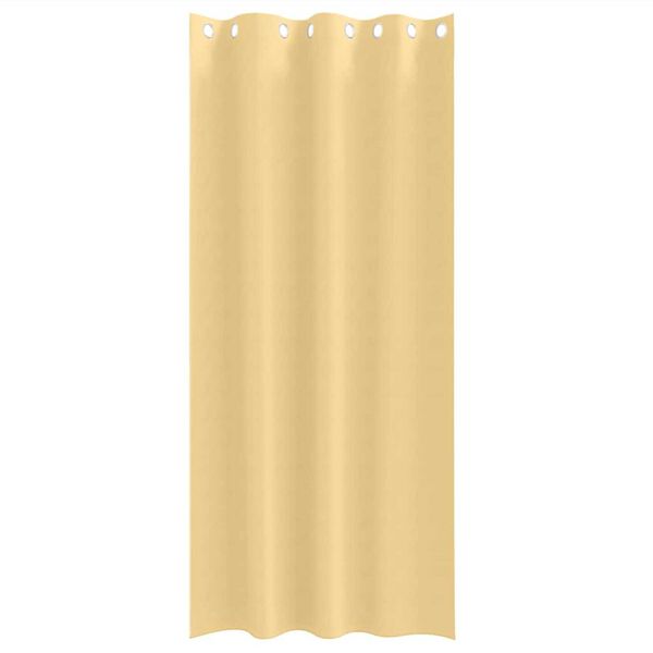 vidaXL Svartgard&iacute;nur me&eth; hringjum 2 pcs Drapplita&eth;ur 225 x 140 cm