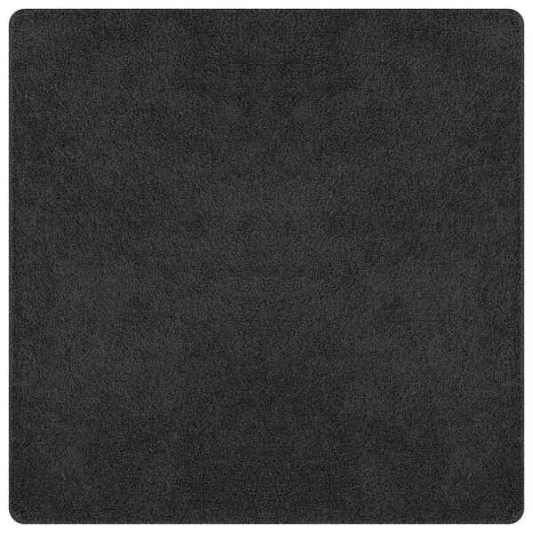 vidaXL Anti-slynginn Shaggy teppi D&ouml;kk gr&aacute; 120 x 120 cm PP