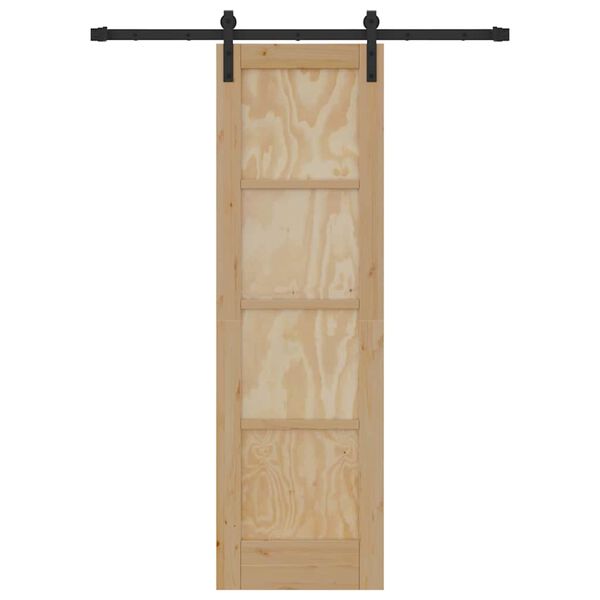 vidaXL Rennidyr Br&uacute;nn 61 x 198,5 cm Solid furuhikk