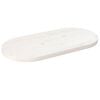 vidaXL Bor&eth;plata Hv&iacute;t 60x30x2,5 cm Gegnheil Fura Spor&ouml;skjulaga