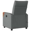 vidaXL Nudd Recliner Stóll Dökkgrár 69 x 86 x 100 cm dúkur