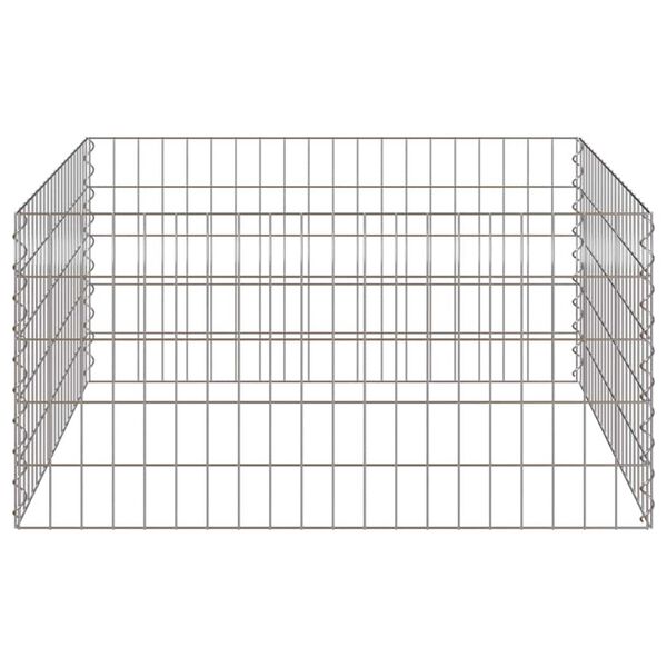 vidaXL Kompostari Grár Stál