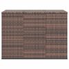 vidaXL Gar&eth;p&uacute;&eth;akassi PE Rattan 145x100x103 cm Br&uacute;nn