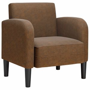 vidaXL S&oacute;fast&oacute;ll me&eth; armhv&iacute;lum Br&uacute;nn 54 cm Gervile&eth;ur