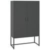 vidaXL H&aacute;r sk&aacute;pur Reykgr&aacute;r 80x35x135 cm St&aacute;l