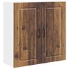 vidaXL Eldh&uacute;s sk&aacute;pur Gamalt timbur 80 x 31 x 80 cm Samsettur vi&eth;ur