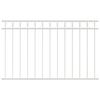 vidaXL Gir&eth;ingarelement ASSEN Hv&iacute;tt 170 x 80 cm St&aacute;l