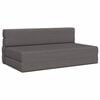 vidaXL Faldandi s&oacute;fi sem r&uacute;m Lj&oacute;sgr&aacute;r 203 x 152 x 15 cm d&uacute;kur