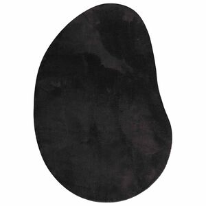 vidaXL Sv&aelig;&eth;isteppi HUARTE Svartur 160 x 230 cm P&oacute;l&yacute;ester