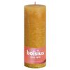 Bolsius Kubbakerti Shine 4 stk. 130x68 mm Hunangsgulur