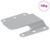 vidaXL Fl&ouml;t festing 419 pcs Silfur 75 x 66 x 1,4 mm St&aacute;l