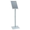 vidaXL Pedestal p&oacute;ststandur Silfur 32 x 27 x 119 cm D&yacute;raj&aacute;rn