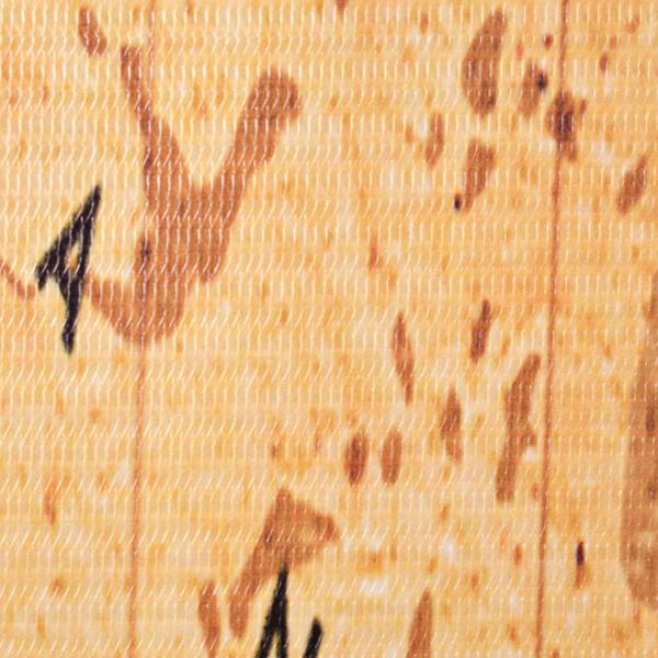 vidaXL Samfellanlegt Herbergisskilrúm 120x170 cm Heimskort Gult