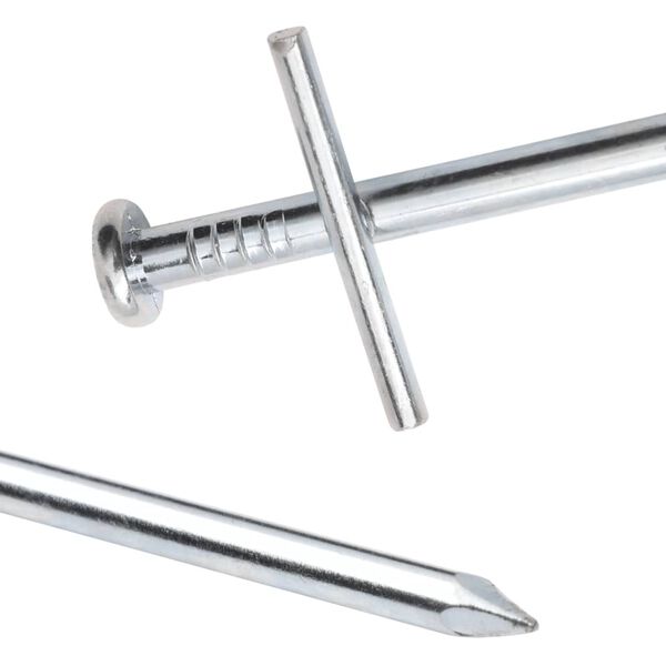 vidaXL Tjaldhælar 24 stk. 29,5 cm Ø6 mm Galvanhúðað Stál