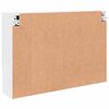 vidaXL Spegilska Vegghengt Hv&iacute;tt 80 x 17 x 55 cm Samsettur vi&eth;ur