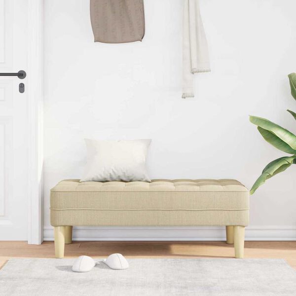 vidaXL Bekkur me&eth; p&uacute;&eth;i Rj&oacute;malitur 113 x 57 x 39 cm d&uacute;kur