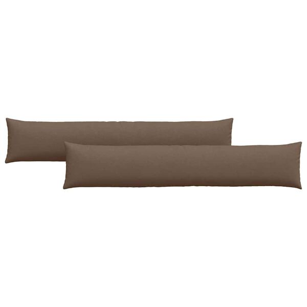 vidaXL S&oacute;fap&uacute;&eth;ar 2 pcs Br&uacute;nn 200 x 40 cm d&uacute;kur