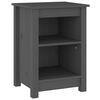 vidaXL N&aacute;ttbor&eth;ssk&aacute;pur Gr&aacute;r 40x35x55 cm Solid Wood Furu