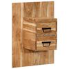 vidaXL n&aacute;ttbor&eth;ssk&aacute;pur 60x32x80 cm Solid Wood Acacia
