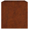 vidaXL Gr&oacute;&eth;urker 80x80x80 cm Corten St&aacute;l