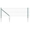 vidaXL Gir&eth;ing me&eth; p&oacute;st Gr&aelig;nn 0,6 x 25 m St&aacute;l og PVC