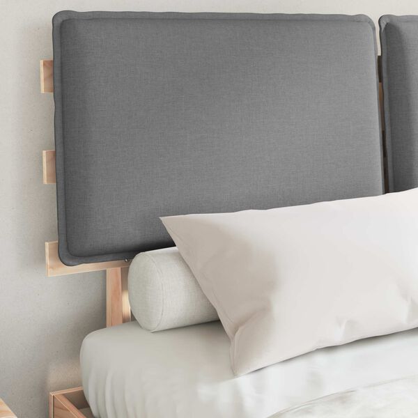 vidaXL R&uacute;mf&oacute;tur me&eth; kl&aelig;&eth;&eth;um h&ouml;f&eth;agafli Lj&oacute;sgr&aacute;r 135 x 190 cm